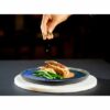 MADEIRA-PIATTO TONDO NORDIC CM.29 NERO-BLU IN PORCELLANA H11364-N147 - immagine 2