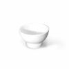 JUSTWHITE-BOLO BIANCO CM.11,5 PORCELLANA  CON PIEDE HB3504