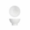 JUSTWHITE-BOLO BIANCO CM.11,5 PORCELLANA  CON PIEDE HB3504 - immagine 2