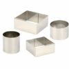 COPPAPASTA QUADRO INOX CM10X10X4,5H - immagine 3