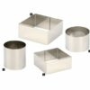 COPPAPASTA QUADRO INOX CM10X10X4,5H - immagine 4