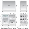 Bacinella Gn 1/1 Gastronorm Polipropilene Cm 53 X 32,5 - immagine 3
